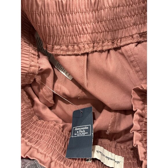 Abercrombie & Fitch Belted Paperbag Utility Joggers Elastic Ankle NWT Medium - Picture 10 of 10